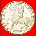 LAUTARO (1534-1557): CHILE ★ 5 ESCUDOS 1971! LO...