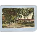 MA Huntington Covered Bridge Postcard Norwich B...