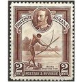 British Guiana 1934 SG289 2c Red-Brown Mounted ...