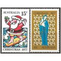 Australia 1977 Christmas Set SG655-656 Unmounte...