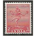 India 1949 SG313 2a Carmine Mounted Mint . .. .