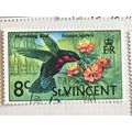 St Vincent QEII 1970 Birds 8c Purple Throated C...