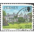 JERSEY, Samares Manor, green 1990, 22p, #4