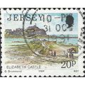 JERSEY, Elizabeth Castle, blue 1989, 20p, #4