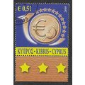CYP 2009 51c '10TH ANN OF THE EURO CURRENCY' FI...