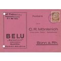 Germany 1937 Belu Advertising Postcard Typed Po...