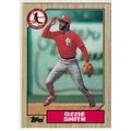 1987 Topps Ozzie Smith baseball card #749 – HOF...