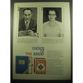 1958 Bicycle Playing Cards Advertisement - Charles Goren and Helen Sobel