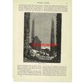 Ruins At Karnak, Egypt, Book Illustration (Prin...