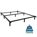 Queen 9-Leg Metal Bed Frame with Headboard Brac...