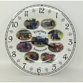 Farm Tractors Of Yesteryear Wall Plate Clock Su...
