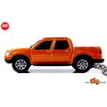 KEYCHAIN ORANGE FORD EXPLORER SPORT TRAC CUSTOM...
