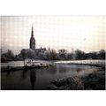 Colour Postcard - Salisbury Cathedral in Winter...