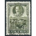 Nigeria 1936 SG41 1/- Sage-Green Fine Used .. ..