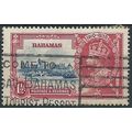 Bahamas 1934 SG141 1 1/2d Deep Blue & Green Sil...