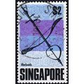 Singapore, 1968-73 $2 Rebab, SG 113 (Scott #109...