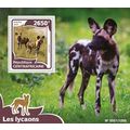CENTRAL AFRICA 2016 SHEET MNH WILD DOGS LYCAONS...