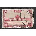 PAKISTAN 1949 10A RED KARACHI AIRPORT SG50 FINE...