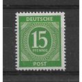Germany.Allied Occpation.SG910 15pf Green.Mount...