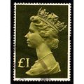 Great Britain 1977 Queen Elizabeth II £1 Used S...