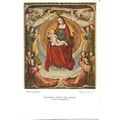 Art MADONNA, CHILD AND ANGELS (de Moulin) Postc...