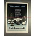 1970 Beseler Topcon Auto 100 Ad - One Camera St...