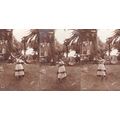 Dance Dancing Egyptian Style In Garden 3x Old R...