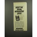 1952 Hormel Onion Soup Ad - Accept this special introductory offer