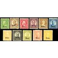 669-79, Mint NH/LH Complete Set Of Nebrs Ovpt S...