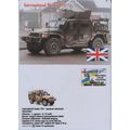 UKRAINE postcard Armed Forces Transport Car Int...