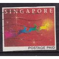 Singapore Christmas Postage Paid Stationary Cut...