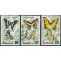 Butterflies: 3 Values - Jamaica 1975 - F H - SG...