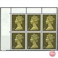 1967 SG724Ey 1d Light Olive MISSING PHOSPHOR U/...