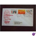 United Nations 1972 Air mail stamps First Day C...