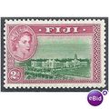 Fiji 1954 SG253 2d Green & Magenta Light Mounte...