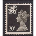 Wales GB 1989 20p Brownish Black Machin SG W52 ...