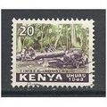 Kenya.SG4 20c Timber Industry.Fine Used.14