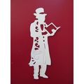 6 x Spellbinders Die Cuts Carol Singer - White