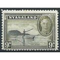 Nyasaland 1945 SG151 9d Black & Olive Mounted M...