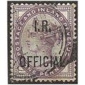 1882 O3 1d Lilac Inland Revenue Official Fine U...