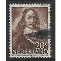 NETHERLANDS 1943 DUTCH NAVAL HEROES 20c BROWN W...
