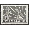 Nyasaland 1938 SG133 2d Grey Mounted Mint . .. .