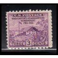 752 3c Washington's Hdqs Barely Clears MNH O4756