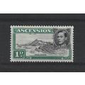 Ascension.SG39d 1d Three Sisters.Mounted Mint.A...