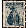 Austria 1952 National Costumes 2.20s Used Stamp .