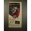 1947 Ivy Movie Ad w/ Joan Fontaine - Pity the Men!!