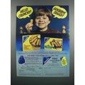 1983 Gorton's Crunchy & Potato Crisp Fish Sticks Ad