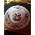 Pretty Flora Birds And Butterflies Plate