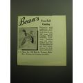 1958 L.L. Bean Advertisement - Bean's Free Fall Catalog