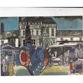 Edward Bawden The Blue Plough Postcard unused VGC